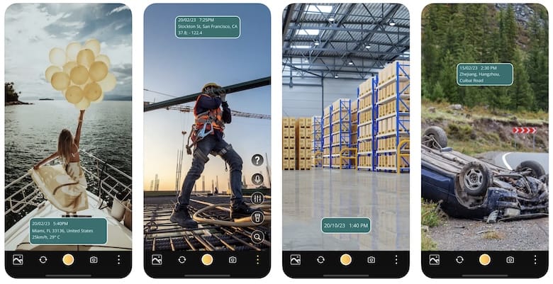 Timestamp Cam - iPhone/iPad上为照片视频添加日期、GPS标注